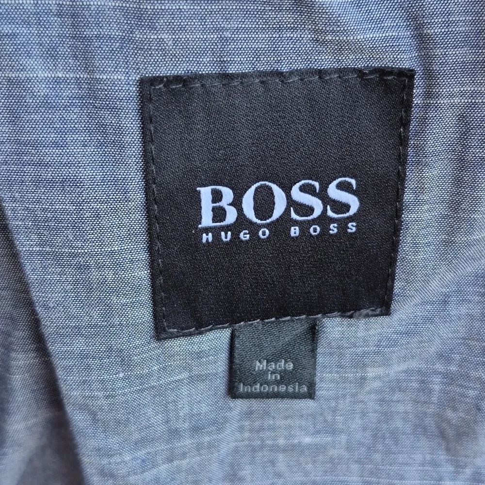 HUGO BOSS Solid Black Cotton‎ Blend Mens Sz 42 S Sport Coat Blazer